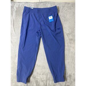 Columbia PFG Uncharted Pull On Pants Womens XL Short Blue Omni Shade Fishing